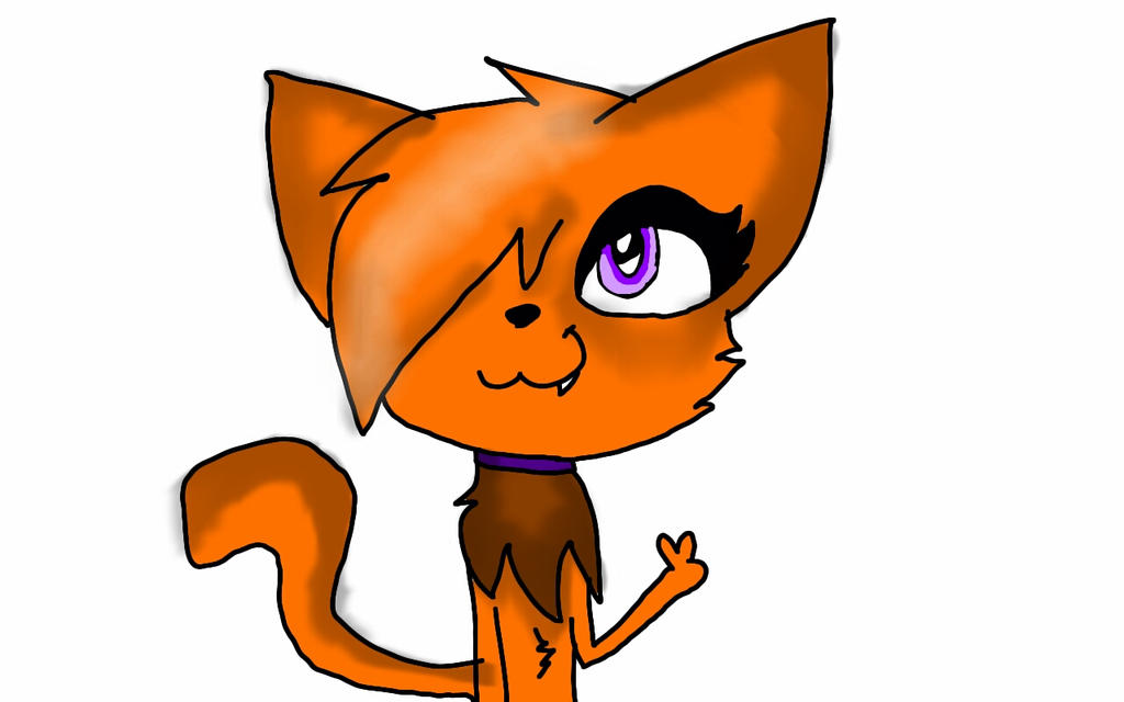 random kitty kat by blacklina17 on DeviantArt