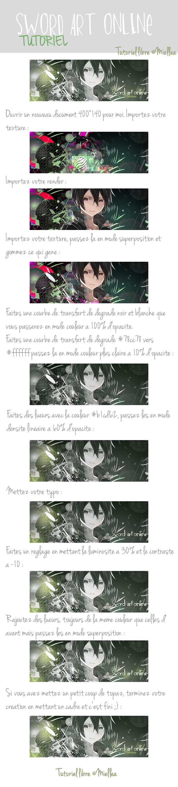 Tutoriel Sword art online