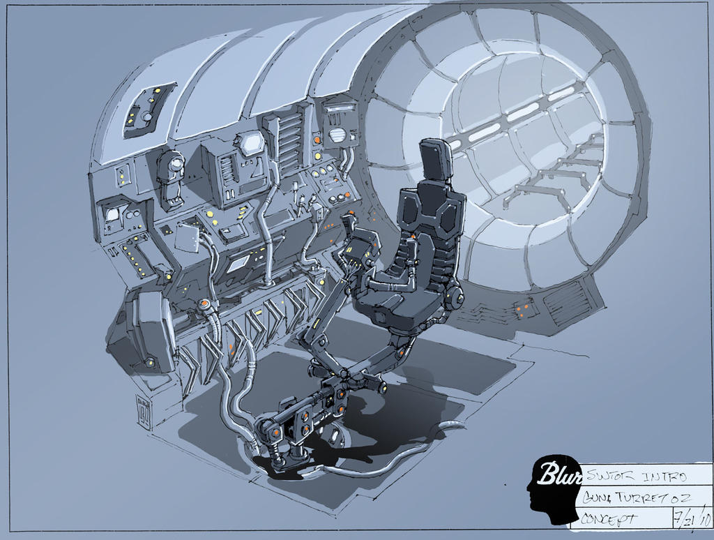 SWTOR Smuggler Gun Turret- reverse view