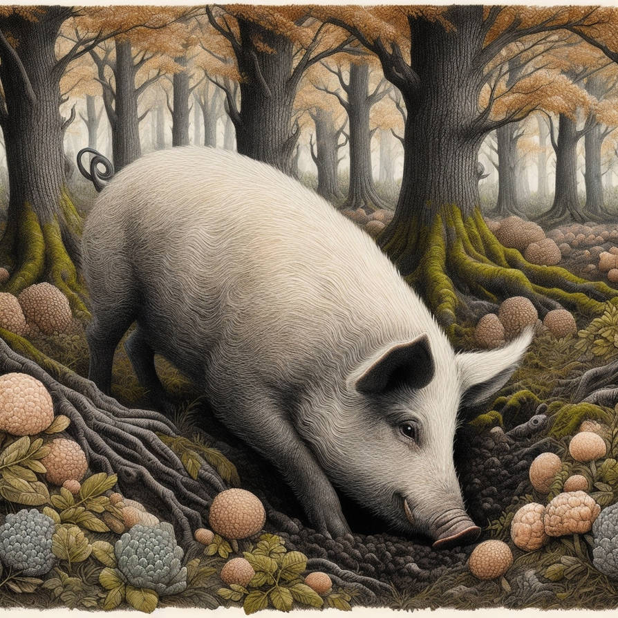 The Truffle Pig by AiAinsley on DeviantArt