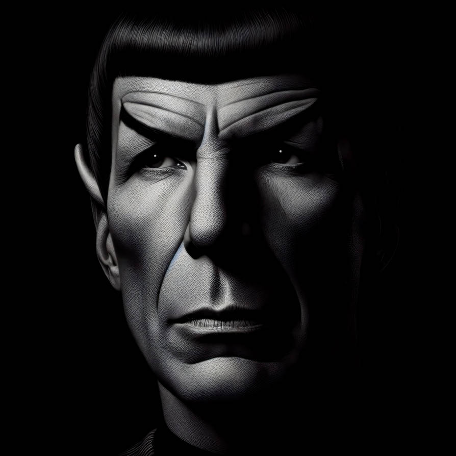 Spock Portrait by AiAinsley on DeviantArt