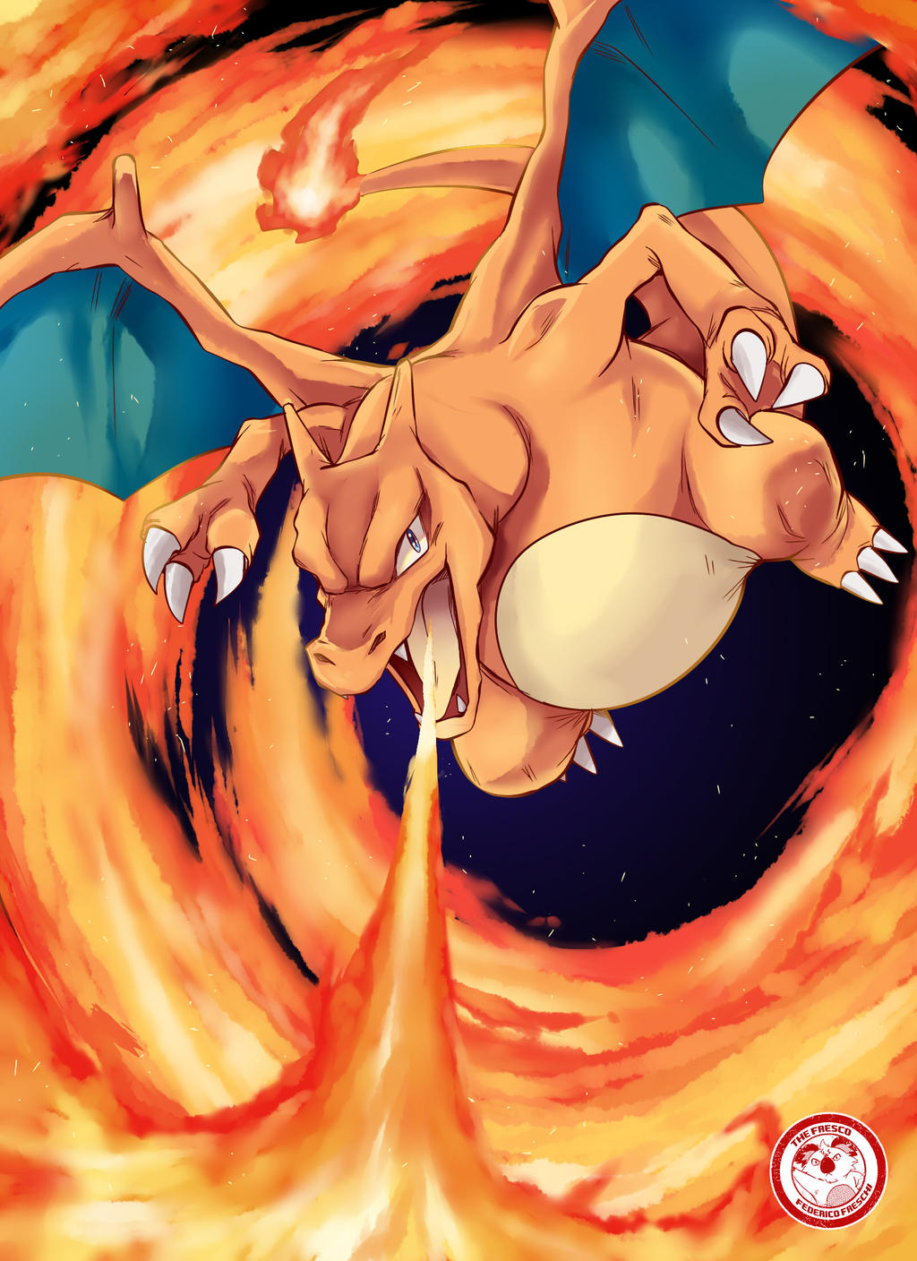 Charizard Ride Base Deviantart #006 Charizard by TheFresco on DeviantArt