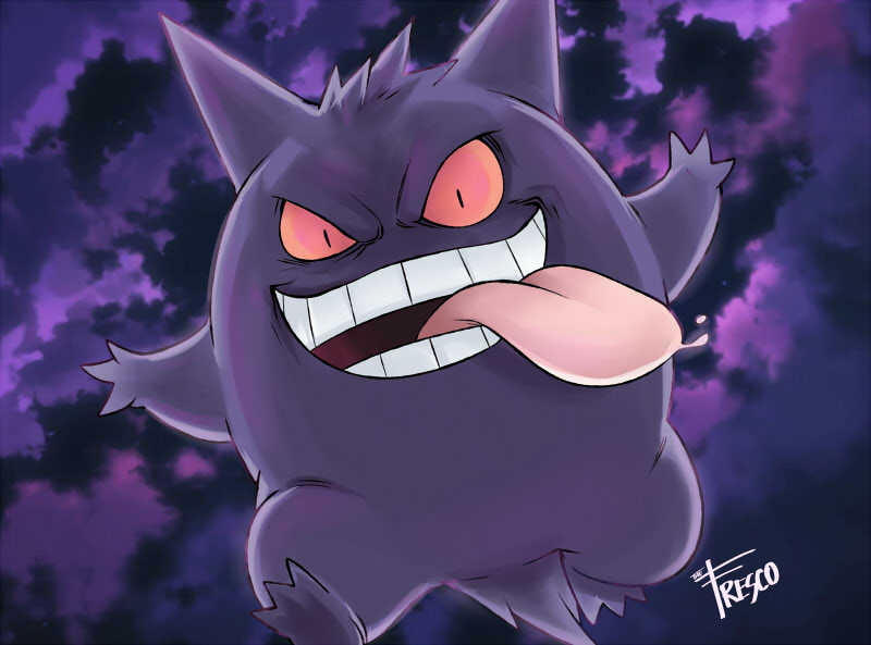 Shiny Mega Gengar by Fishmas on DeviantArt