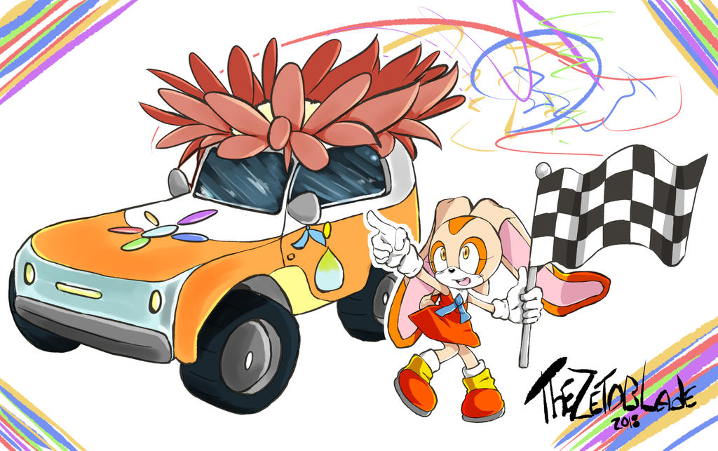 Cream The Rabbit Racing Team Sonic Racing Cream the Rabbit by TheZetoBlade on DeviantArt