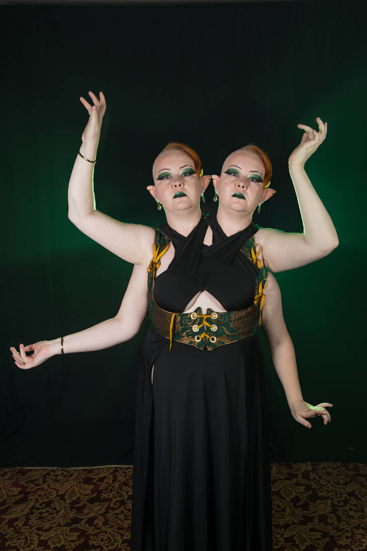 Two-Headed-Fourarmed-Goddess-Ashley by Conjoined-Fan on DeviantArt