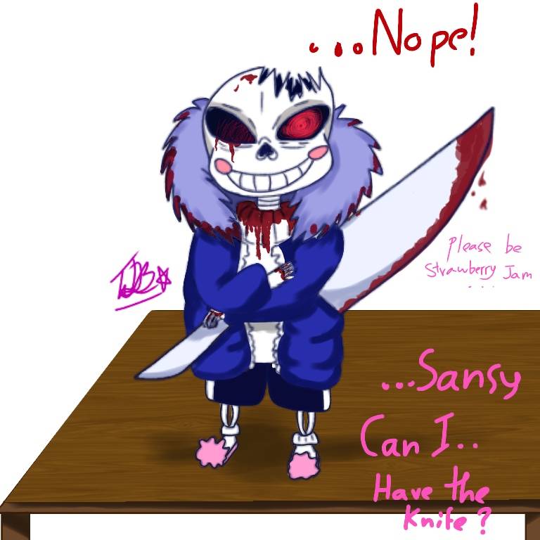 Horrortale Sans Hunger Posed by Flybydogey101 on DeviantArt