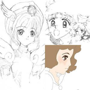 Sailor Moon Card Captor Sakura Sketchbook 4
