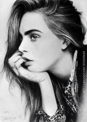 Cara Delevingne (Graphite Pencil)