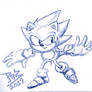 *Fan Art* - The Classic Hedgehog -.