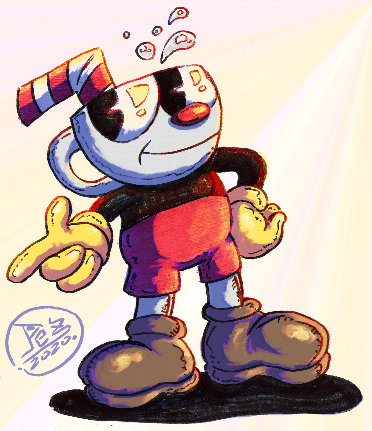 Fan Art Cuphead By PezAdriArts On DeviantArt fan-art-cuphead-by-pezadriarts-on-deviantart
