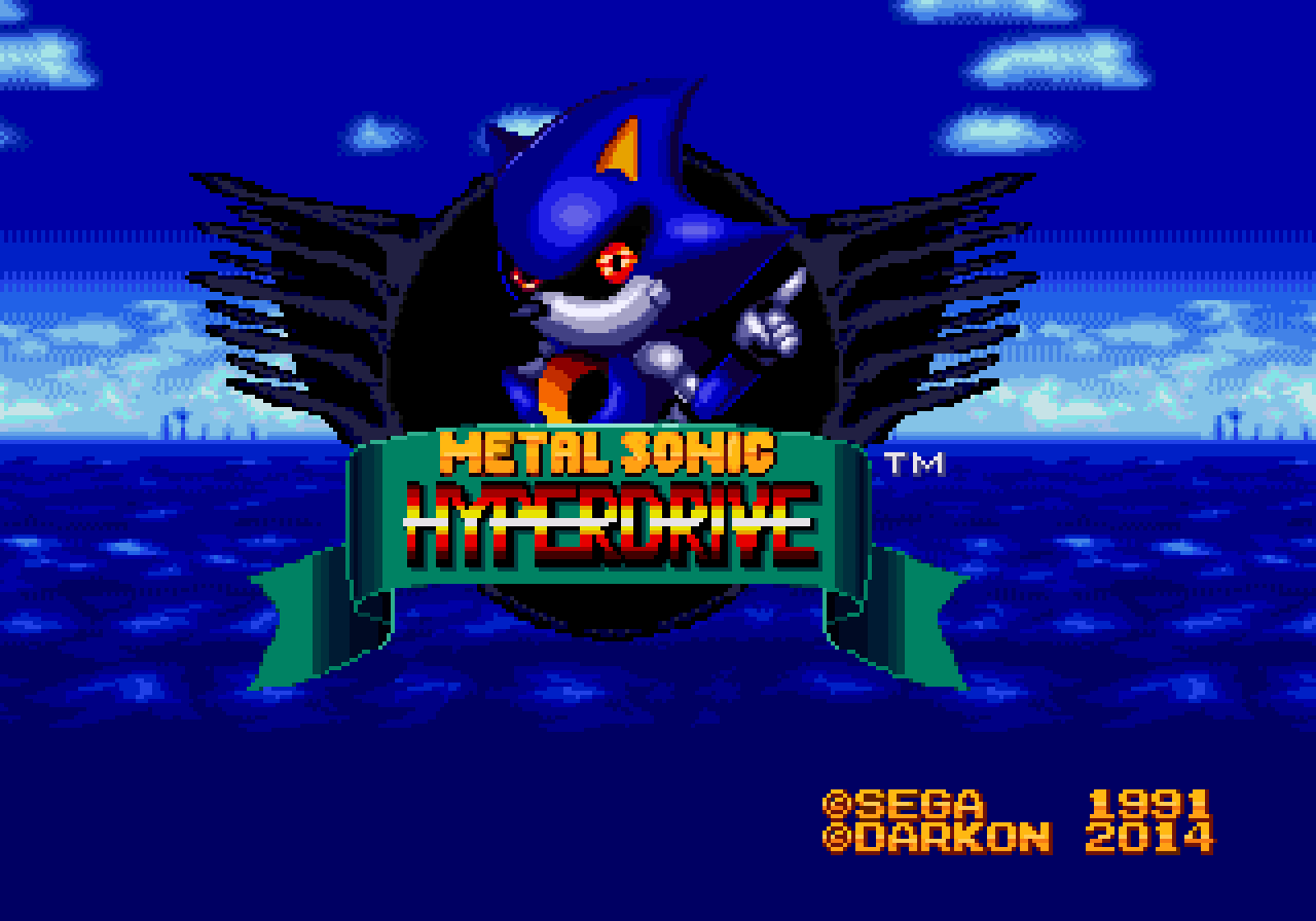 Metal Sonic Hyperdrive - Title screen sprites by LoraTWolf46 on DeviantArt