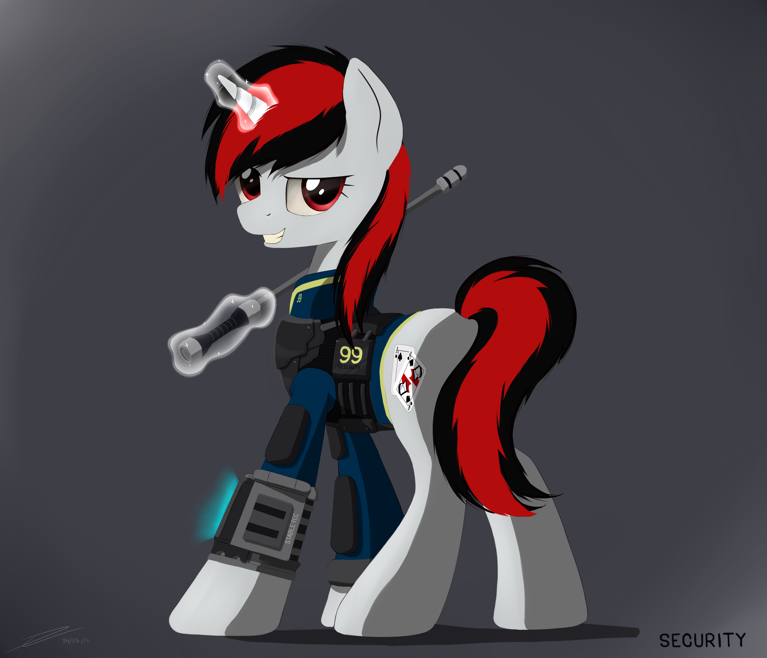 Blackjack - Security mare