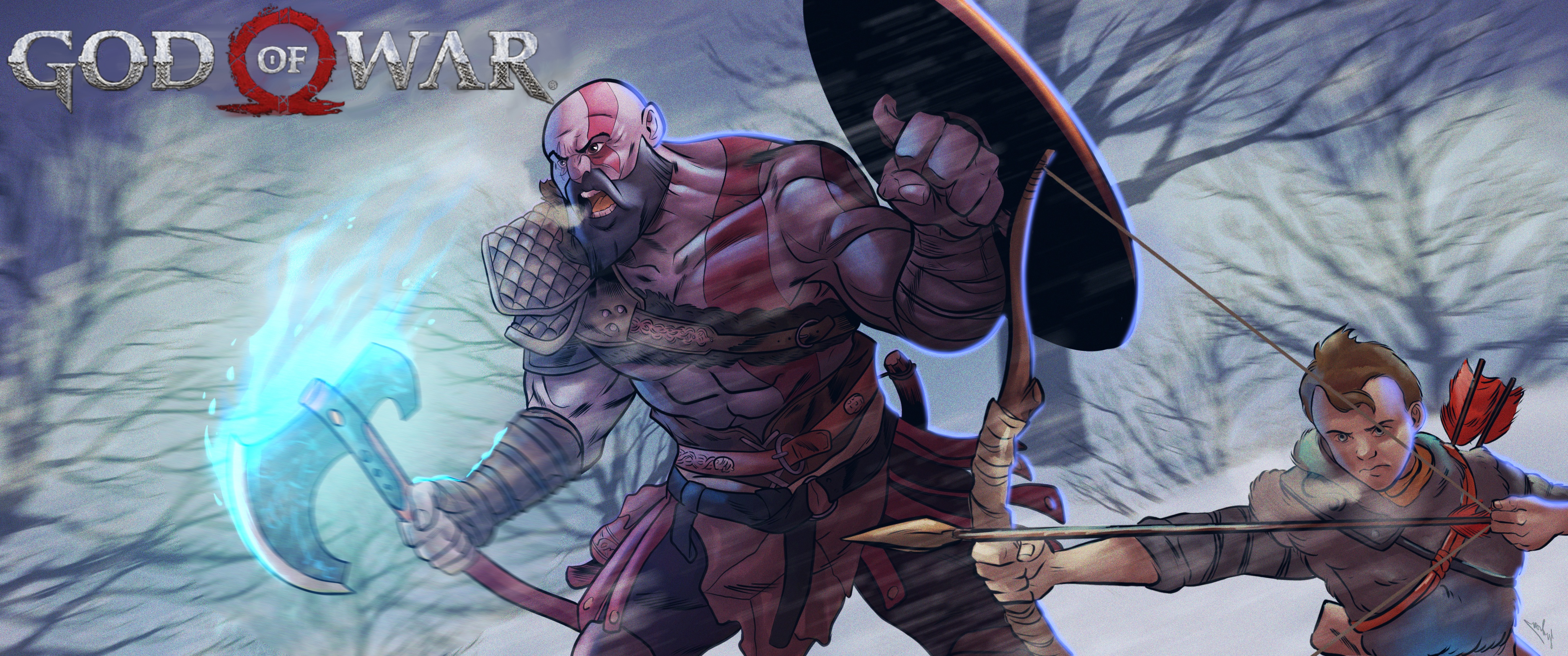 God of War Ragnarok - Kratos vs Thor by PatrickBrown on DeviantArt