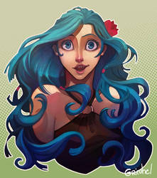 Blue Haired Girl