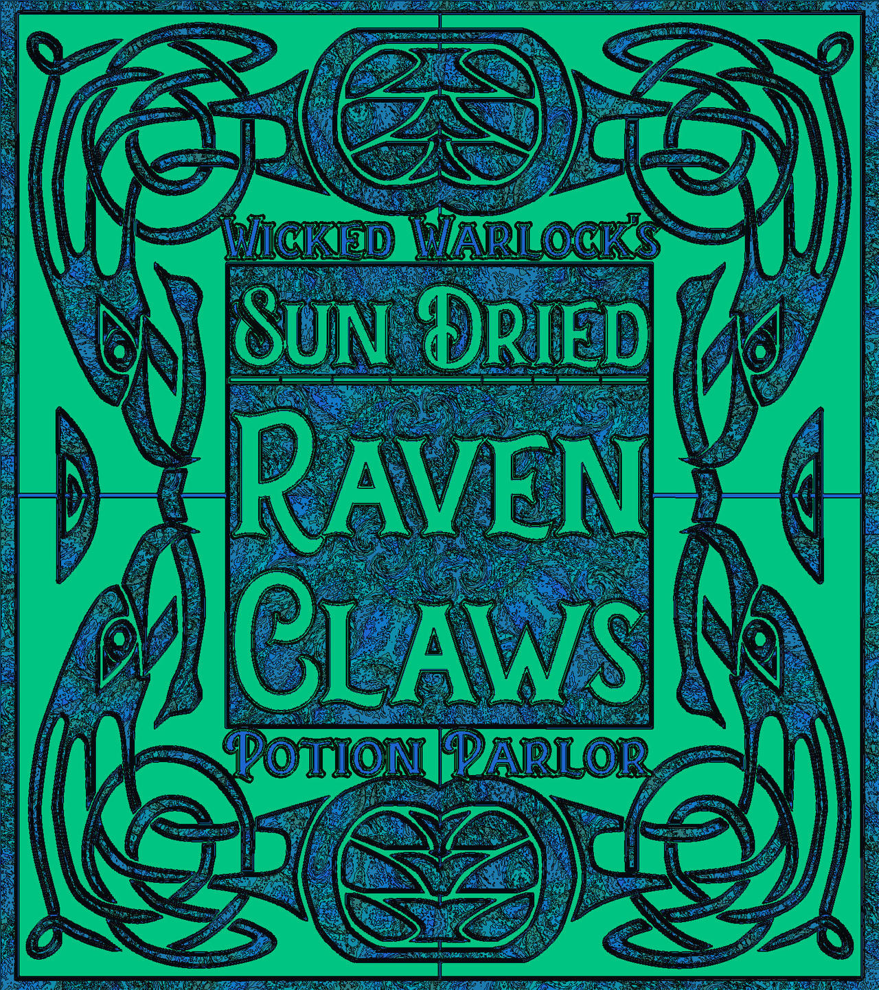 Sun Dried Raven Claws label by zimzim1066 on DeviantArt