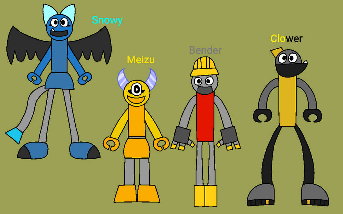 Mixels Rose The 4 Mixels by AdventurnerRose on DeviantArt