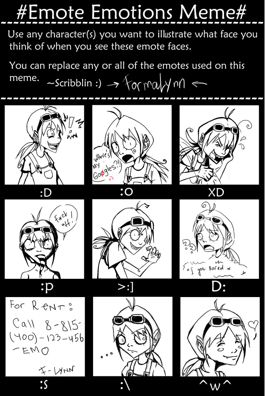 Emotions meme by FORMALYNN on DeviantArt