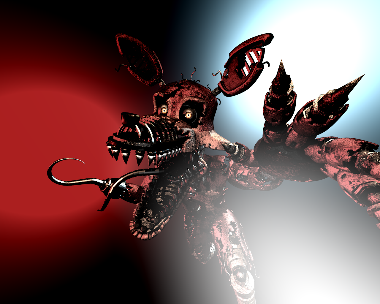 Nightmare Foxy Fnaf by IsaSaldareli on DeviantArt