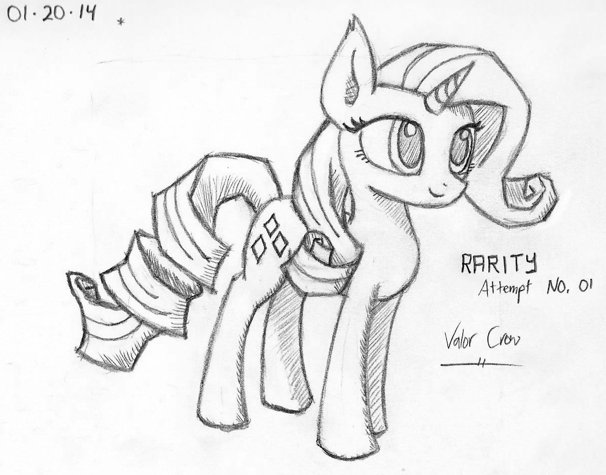 2014-01-20-Rarity, Attempt 01