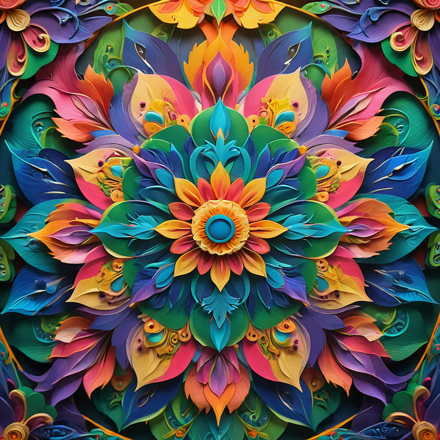 Mandala Colorboration Holly