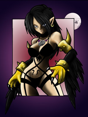 Color Yami Harpie by Yami