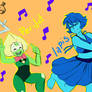 Peridot and Lapis doodle