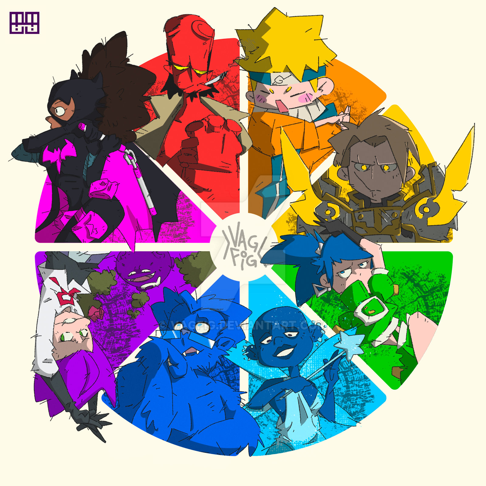 Color Wheel Challenge! by vagfig on DeviantArt