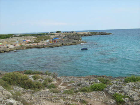 Beach Near Brindisi, Italy.