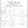 Felt doll pattern (new)