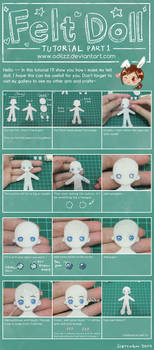 Felt Doll Tutorial Part 1