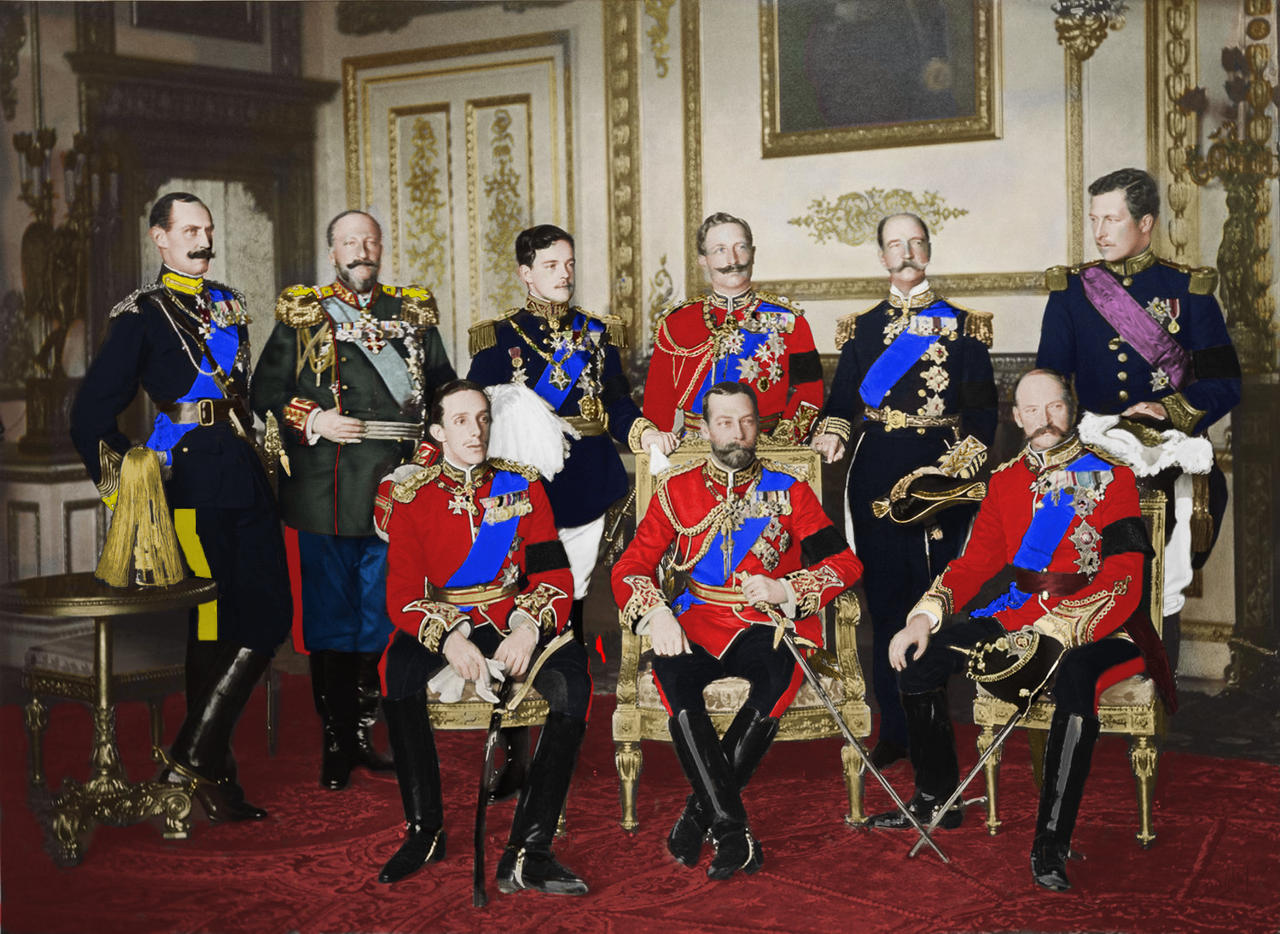 Nine Kings at the Funeral of Edward VII 1910