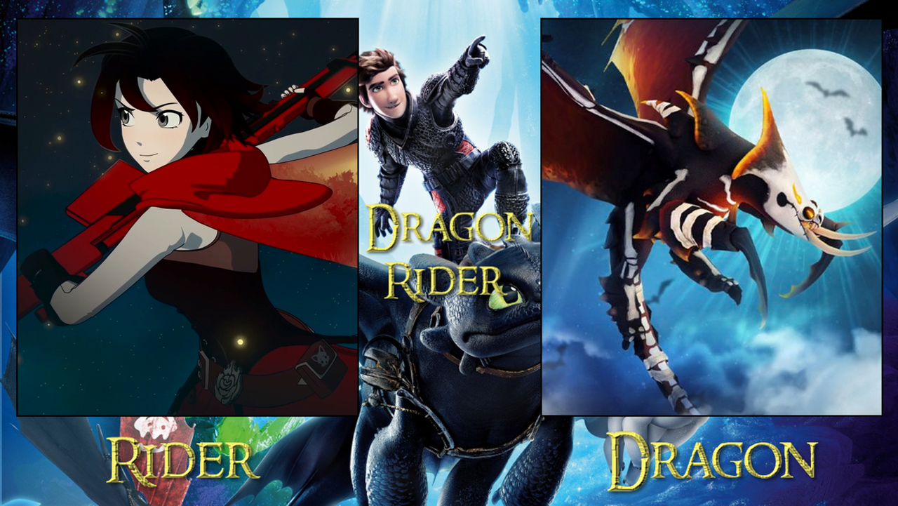 Dragon Rider - Ruby Rose by Deathgripper1i on DeviantArt