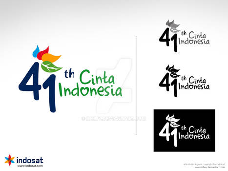 logo 41th indosat