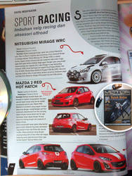 Modifikasi Mirage and Mazda2 di Majalah MOTOR