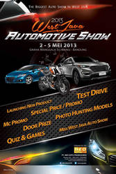 Poster Promo for West Java Automotive Show 2013