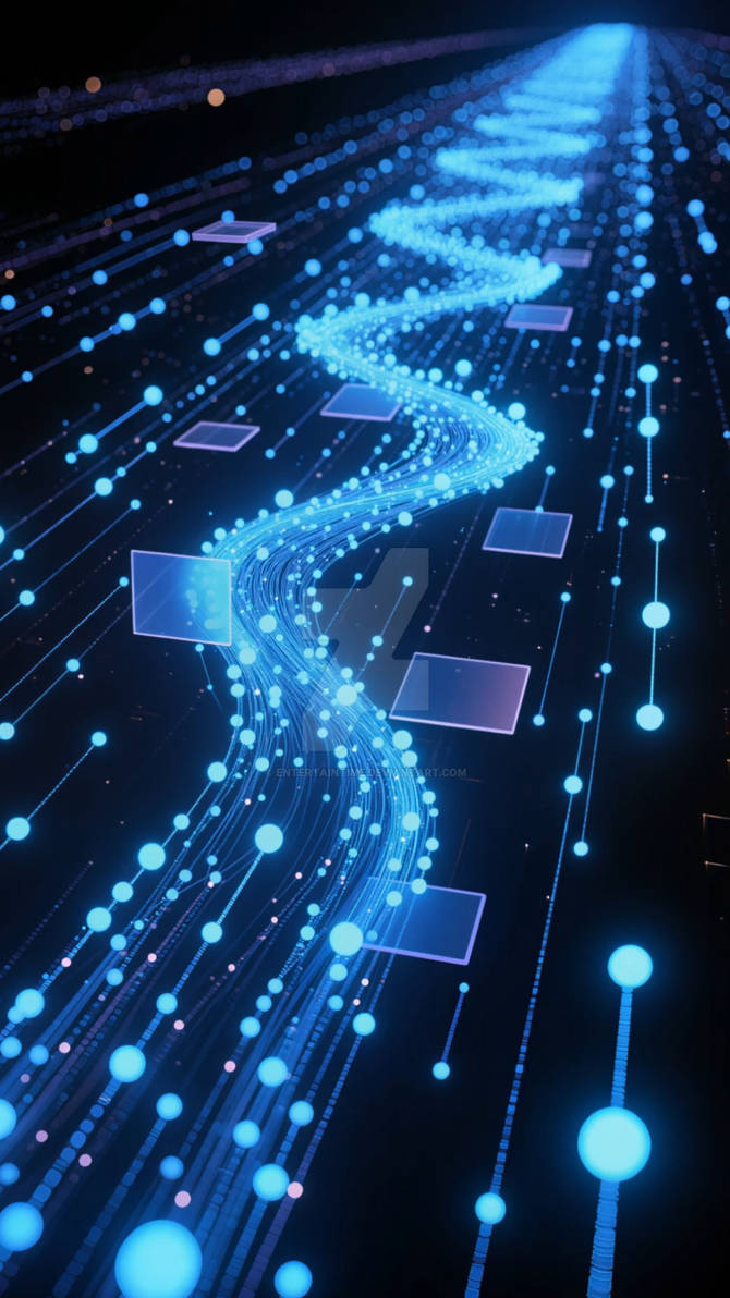 1192 Data Data streams move through space by EntertainTime on DeviantArt