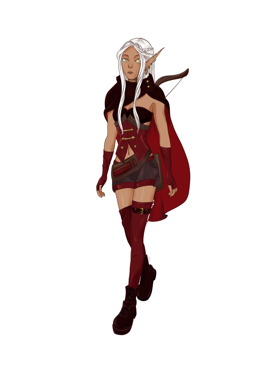 Dnd Elf Rouges DnD Character design - High Elf Rogue - Beyoncelf by ...