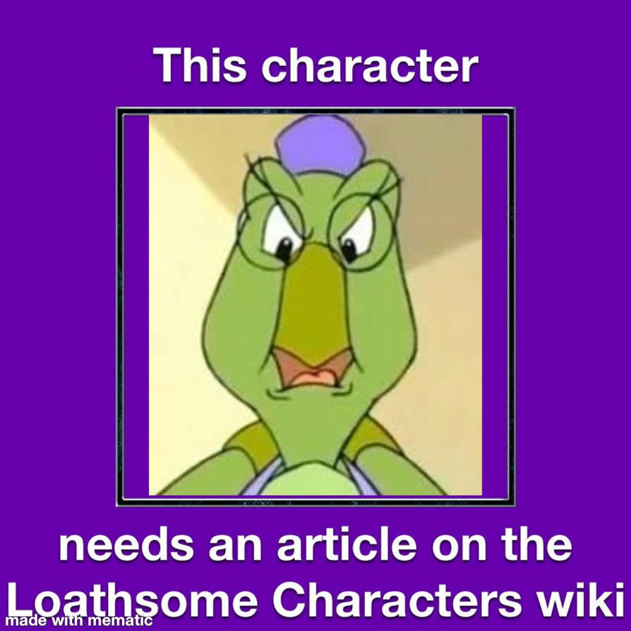 Mrs Turtle needs an article on the LC wiki by BeastBoyFan15 on DeviantArt
