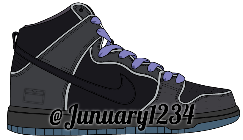 Nike Sb Dunk High Box Series Purple By Junuary1234 On Deviantart