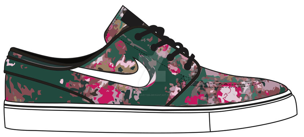 janoski Pink Florals by junuary1234 on DeviantArt