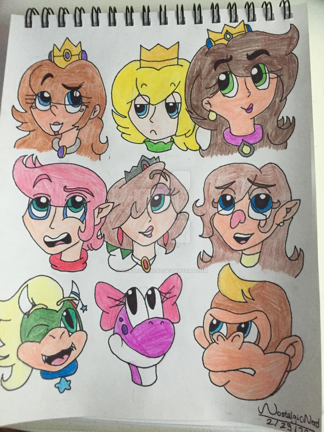 Super Mario Squad fanchildren by NostalgicNerd on DeviantArt