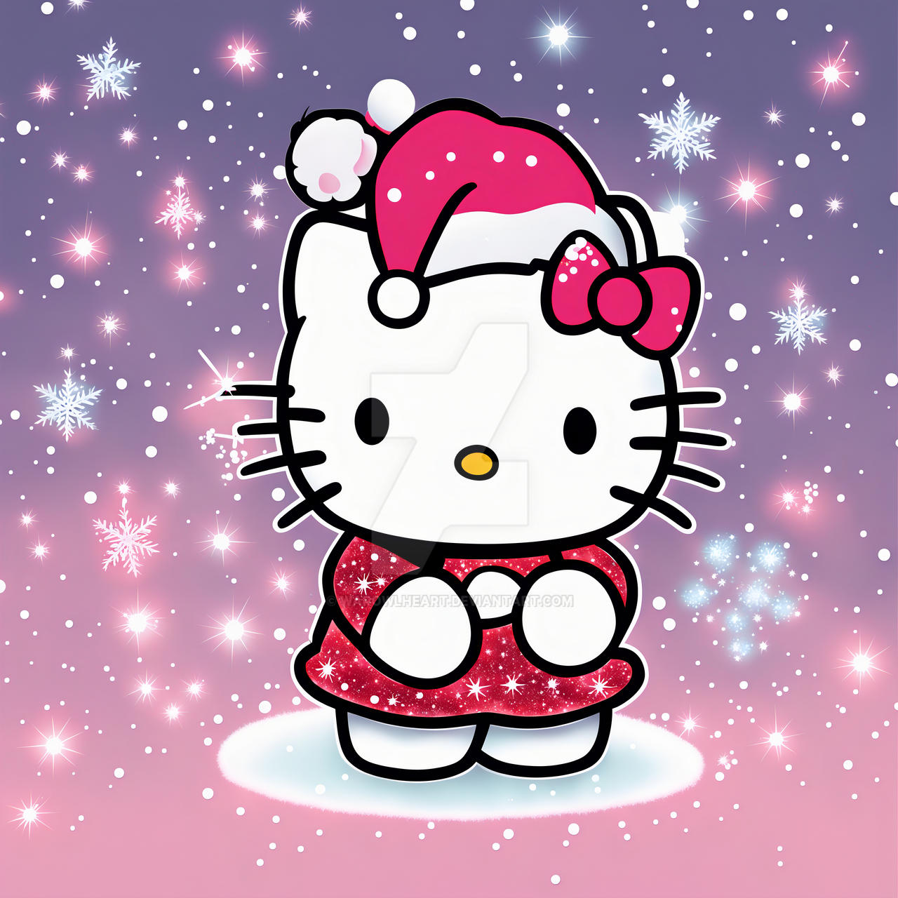 Hello Kitty Julebilder 29 Ideer Om Xmas Pic | Julebilder, Juleliste,