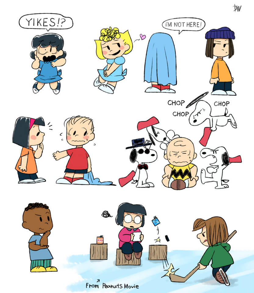 peanuts doodle by Dishwasher9 on DeviantArt