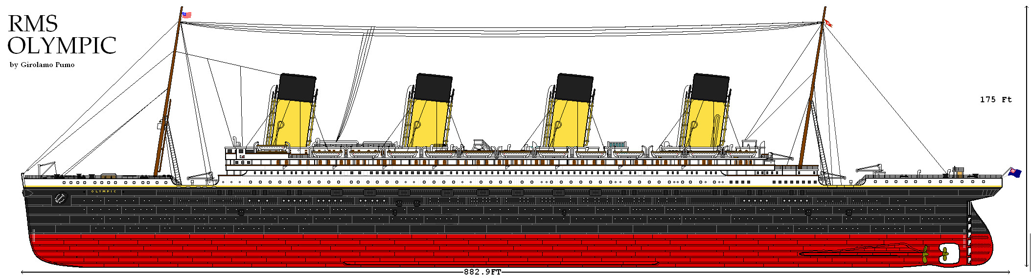 RMS Olympic by lupin3ITA on DeviantArt Rms Britannic Model
