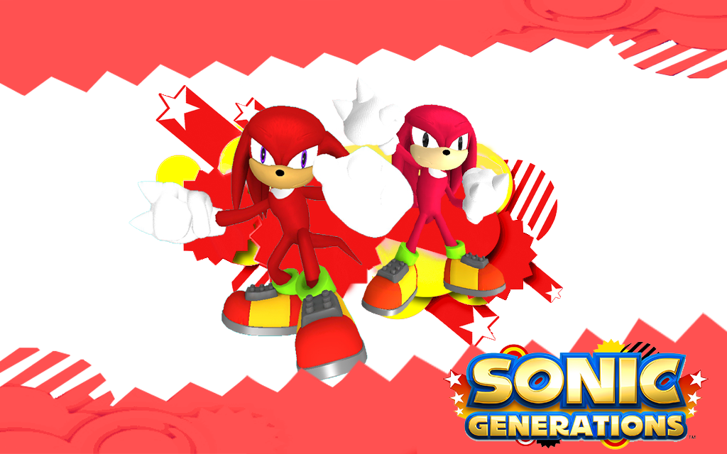 Sonic Generations-Knuckles and Classic Knuckle