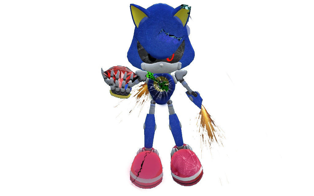 Highly Battle damage Metal Sonic Render by Nibroc-Rock on DeviantArt