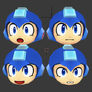 Custom Megaman models Faces