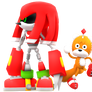 Metal Knuckles and Tails doll Render