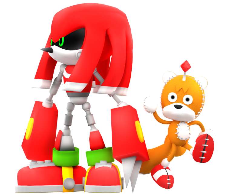 Metal Knuckles & Tails Doll - Sonic R Characters