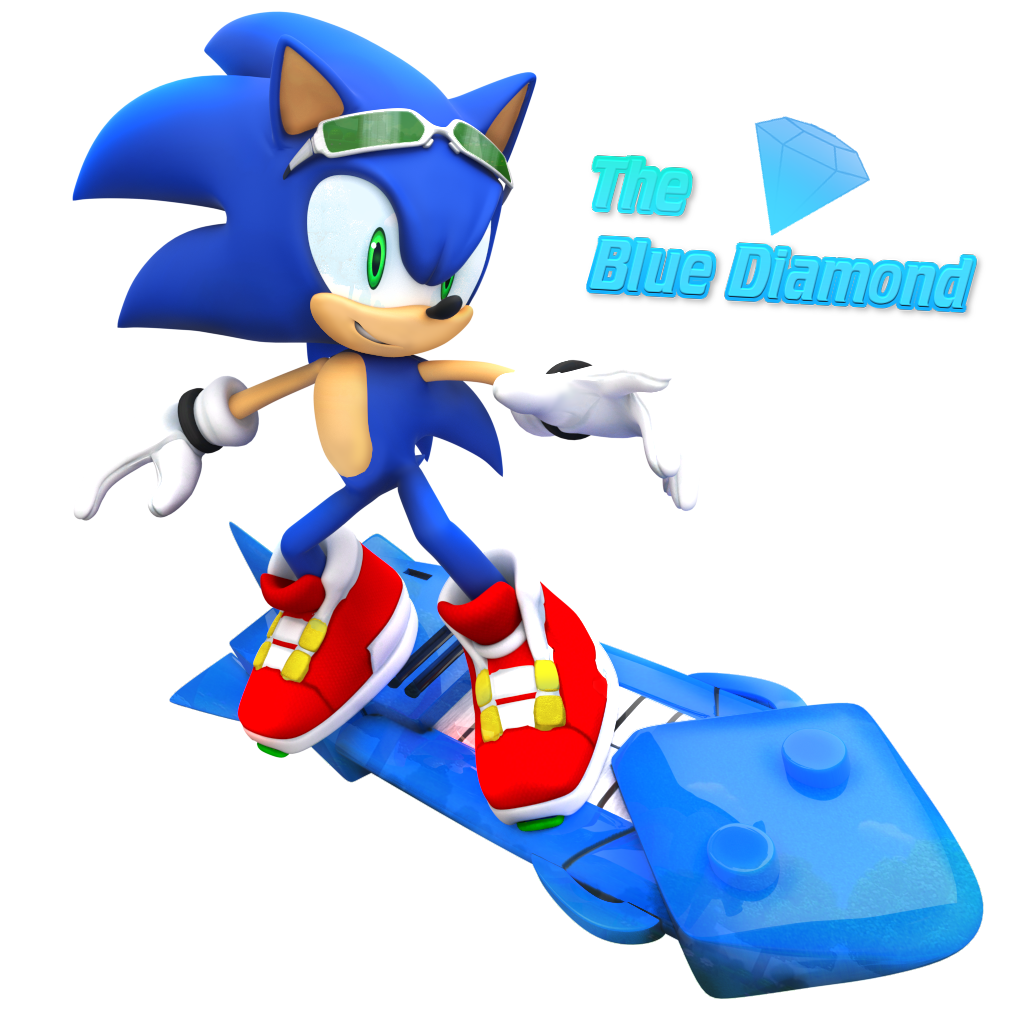 Sonic Riders With The Blue Diamond Render